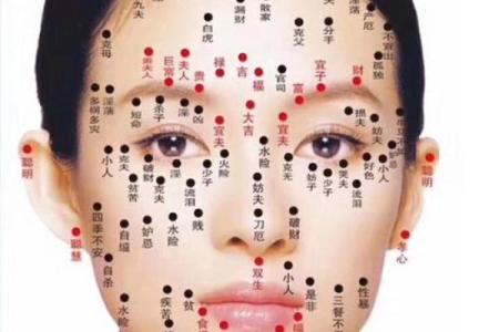 脸上胎记算命图解