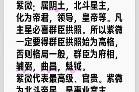 紫薇斗数实例解说