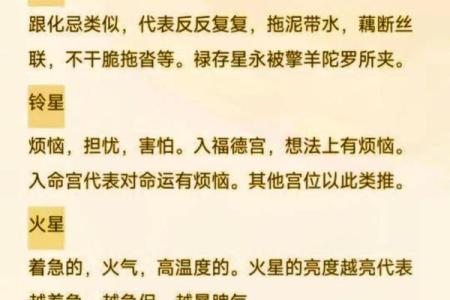 紫薇斗数六煞气